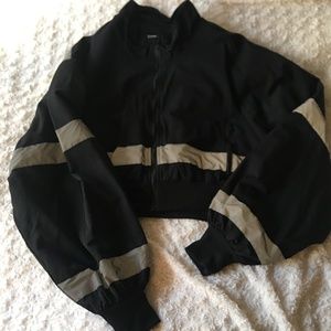 Poster Girl All Eyes on Me Crop Reflective Jacket